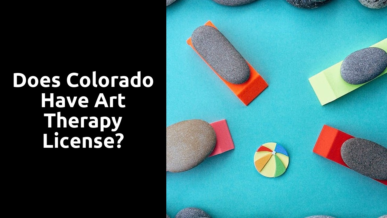 Does Colorado have art therapy license?