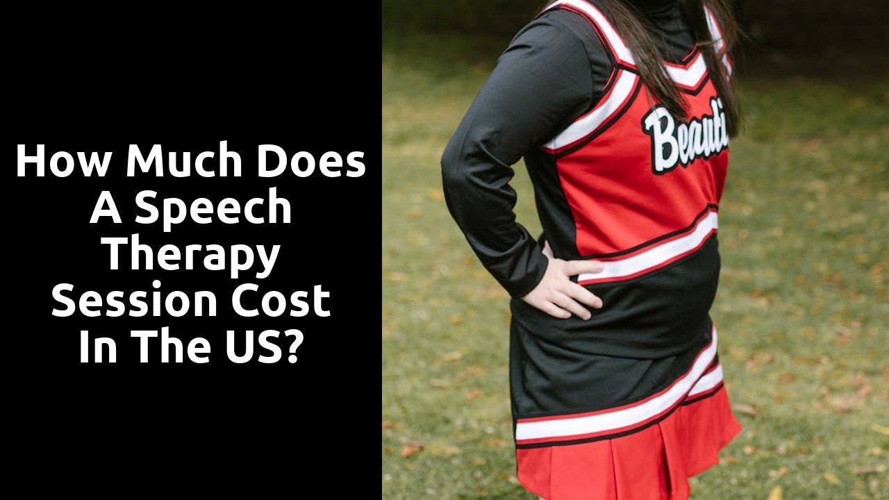 How much does a speech therapy session cost in the US?