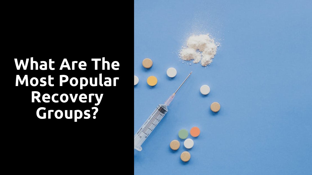 What are the most popular recovery groups?