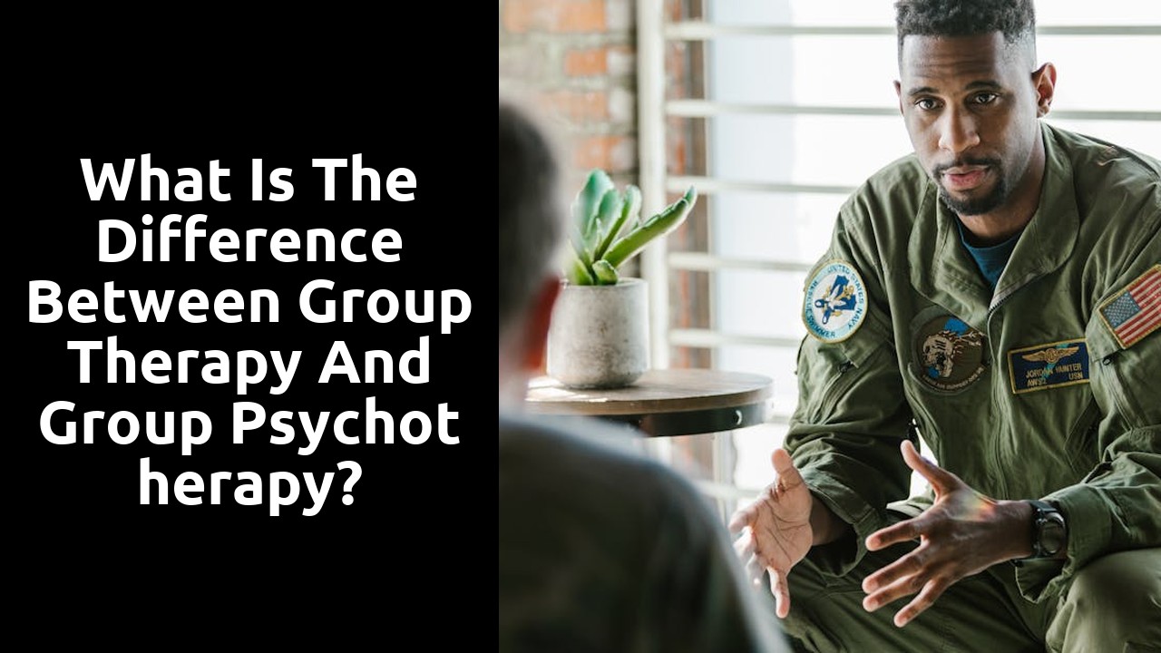 What is the difference between group therapy and group psychotherapy?