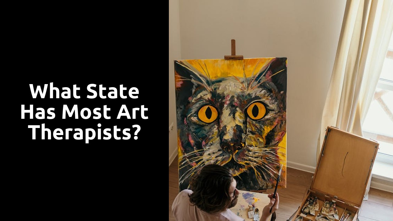 What state has most art therapists?